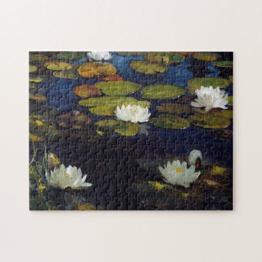 Albert Edelfelt - Water Lilies, Studie Legpuzzel (Horizontaal)