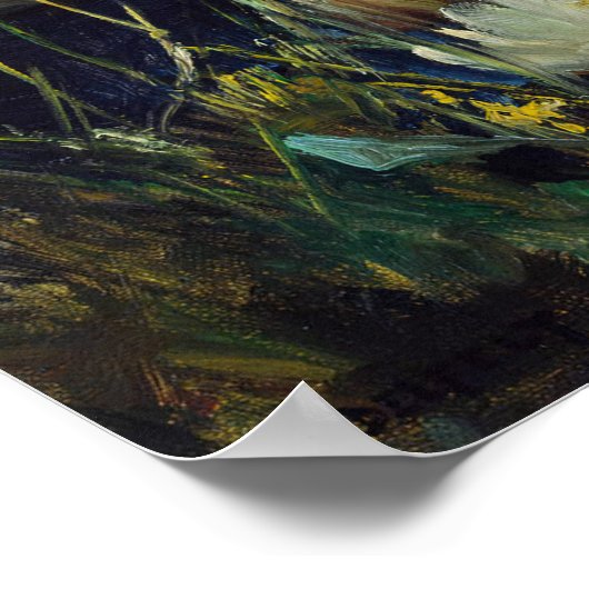 Albert Edelfelt - Water Lilies, Studie Poster (Hoek)