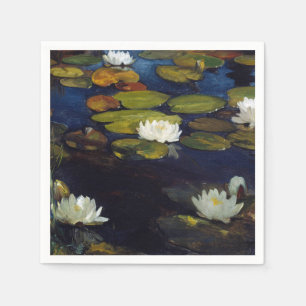 Albert Edelfelt - Water Lilies, Studie Servet