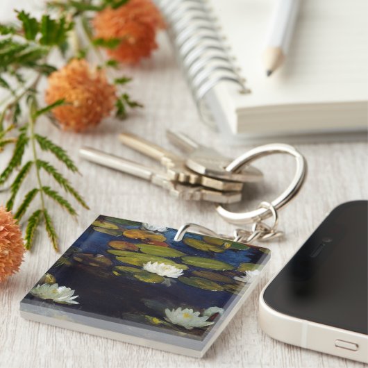 Albert Edelfelt - Water Lilies, Studie Sleutelhanger (Voorkant Rechts)