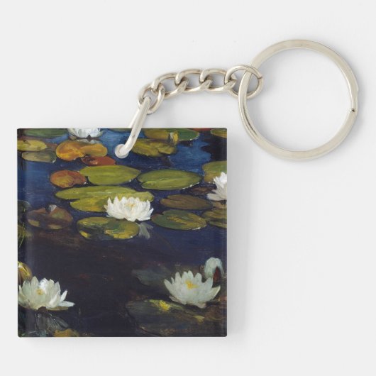 Albert Edelfelt - Water Lilies, Studie Sleutelhanger (Achterkant)