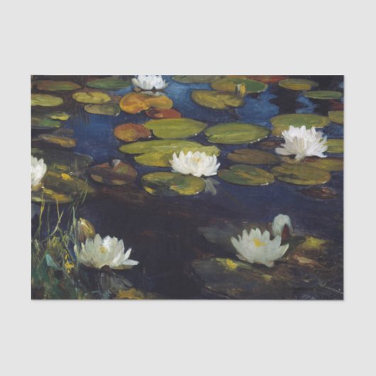 Albert Edelfelt - Water Lilies, Studie Tissuepapier (Voorkant)