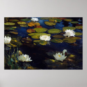 Albert Edelfelt - Waterlelies, studie Poster