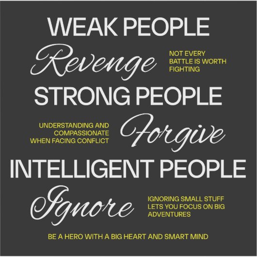 Albert Einstein Citaat Minimalistische Typografie  Sticker (Voorkant)