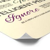 Albert Einstein Forgive Ignore Growth Wisdom Quote Poster (Hoek)