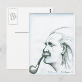 Albert Einstein.jpg Briefkaart (Voorkant / Achterkant)