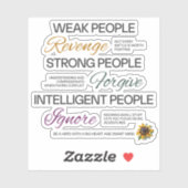 Albert Einstein Motivational Quote Typography Sticker (Vel)