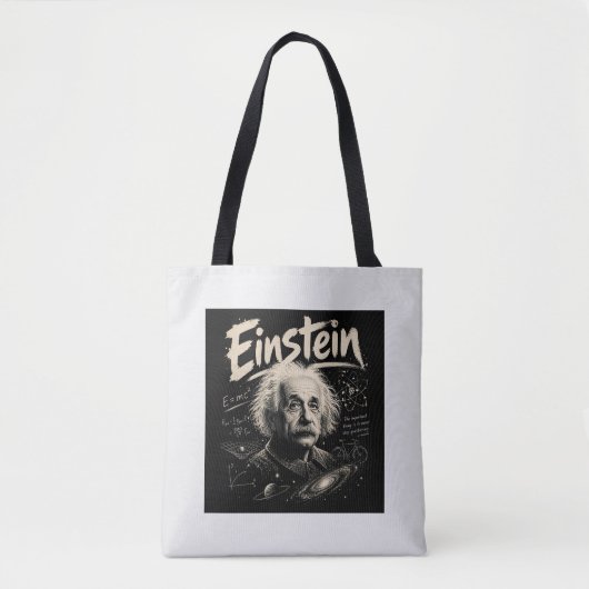 Albert Einstein Tote Bag (Voorkant)