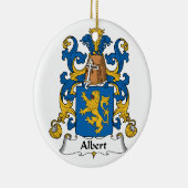 Albert Family Crest Keramisch Ornament (Rechts)