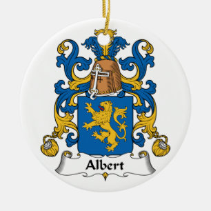 Albert Family Crest Keramisch Ornament