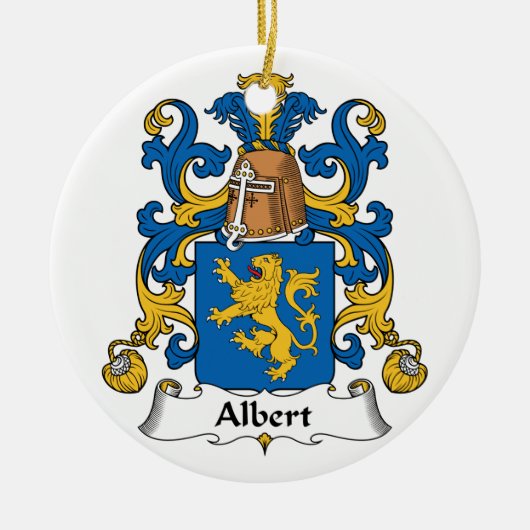 Albert Family Crest Keramisch Ornament (Voorkant)