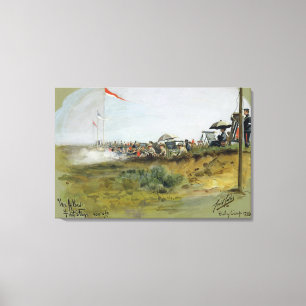 Albert - First Stage, 900 meter, Bisley Camp, Canvas Afdruk