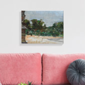 Albert Gottschalk - Van de Tuileries Garden Canvas Afdruk (Insitu (Woonkamer))