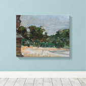Albert Gottschalk - Van de Tuileries Garden Canvas Afdruk (Insitu (Houten vloer))