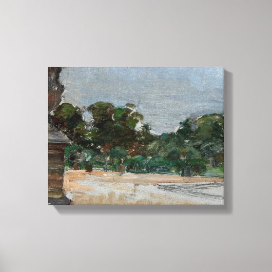 Albert Gottschalk - Van de Tuileries Garden Canvas Afdruk (Voorkant)