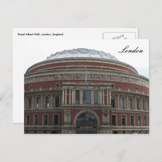albert hall briefkaart (Voorkant / Achterkant)