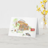 Albert Hall greeting card Kaart (Gele Bloem)