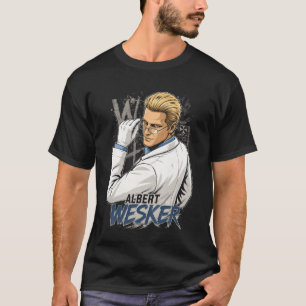 Albert Horror Wesker Art 10 Basic Donkere T-Shir T-shirt