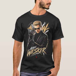 Albert Horror Wesker Art 14 Basic Donkere T-Shir T-shirt