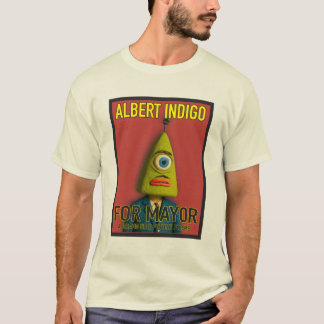 Albert Indigo for Mayor T-shirt