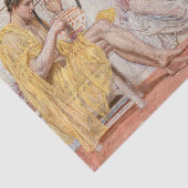 Albert Joseph Moore | Muzikant (ca. 1867) Tissuepapier (Detail)