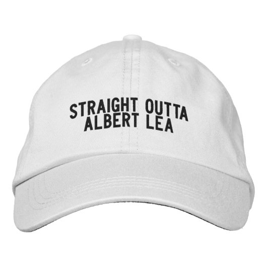 ALBERT LEA Minnesota Hoed Geborduurde Pet (Voorkant)