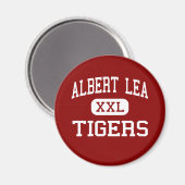 Albert Lea - Tijgers - Hoog - Albert Lea Minnesota Magneet (Voorkant / Achterkant)