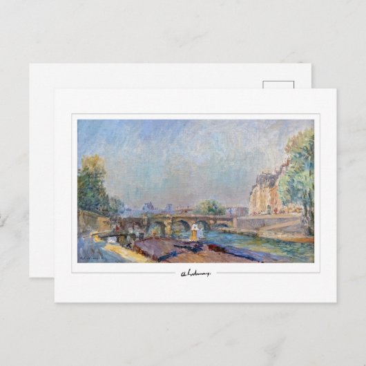 Albert Lebourg #1 - Fine Art Briefkaart (Voorkant / Achterkant)