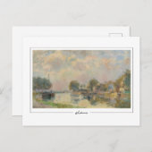 Albert Lebourg #44 - Briefkaart voor Schone Kunste (Voorkant / Achterkant)