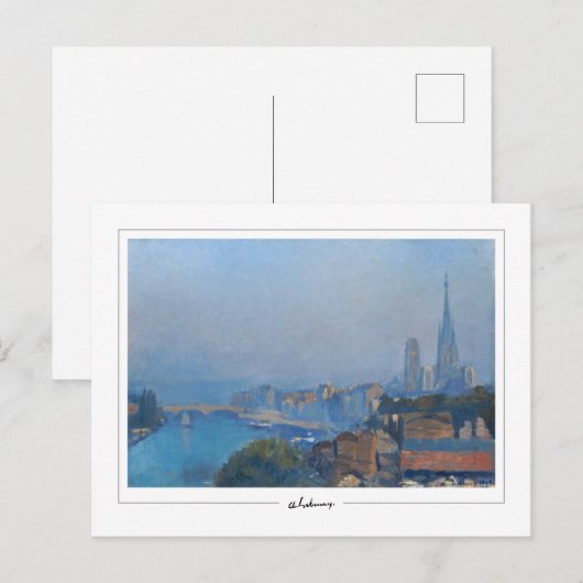 Albert Lebourg #4 - Fine Art Briefkaart (Voorkant / Achterkant)