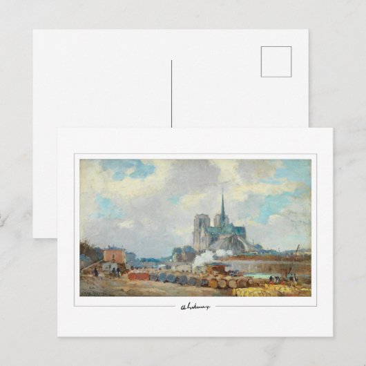 Albert Lebourg #6 - Fine Art Briefkaart (Voorkant / Achterkant)