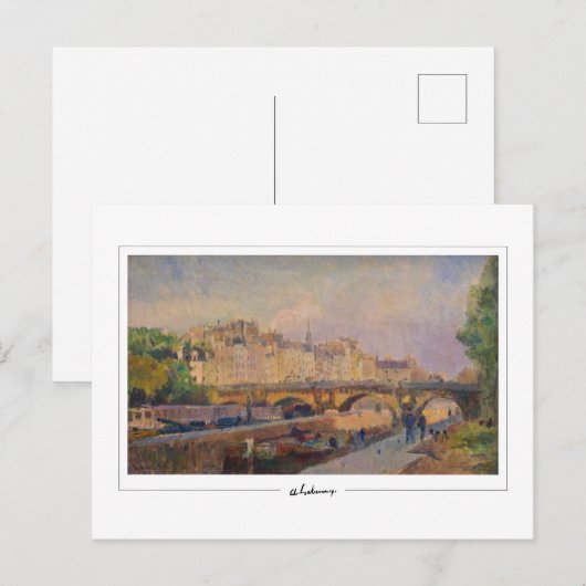 Albert Lebourg #93 - Kunstkaart Briefkaart (Voorkant / Achterkant)