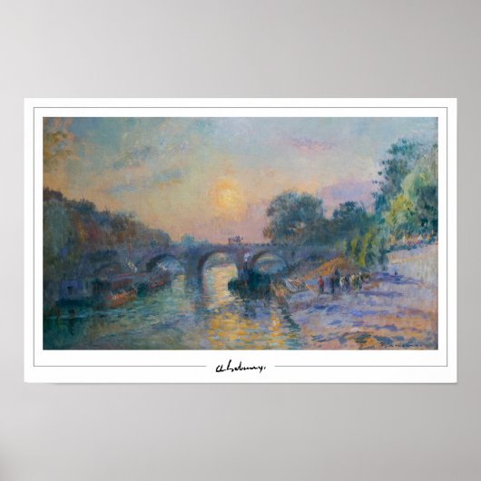 Albert Lebourg Zedign Art Poster #179 (Voorkant)