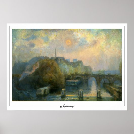 Albert Lebourg Zedign Art Poster #184 (Voorkant)