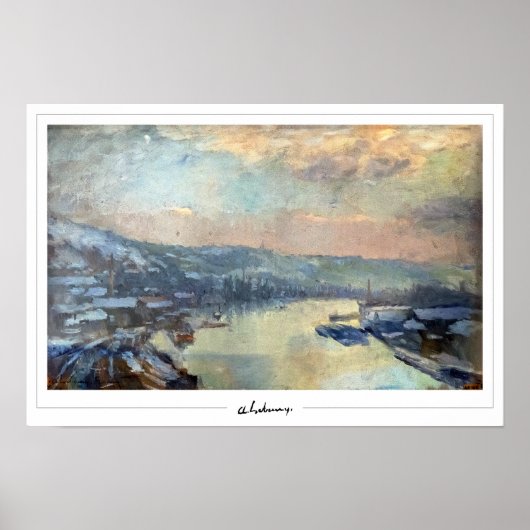 Albert Lebourg Zedign Art Poster #189 (Voorkant)