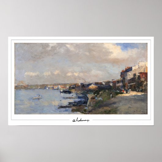 Albert Lebourg Zedign Art Poster #195 (Voorkant)