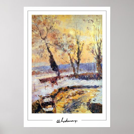 Albert Lebourg Zedign Art Poster #3 (Voorkant)