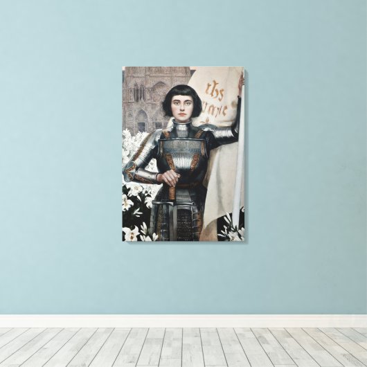 Albert Lynch - Jeanne d'Arc Canvas Afdruk (Insitu (Houten vloer))