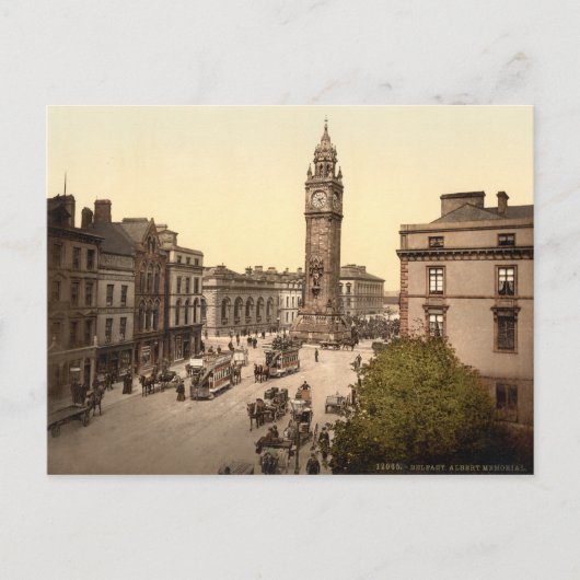 Albert Memorial, Belfast, County Antrim Briefkaart (Voorkant)