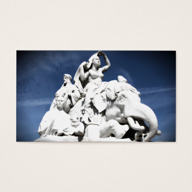 Albert Memorial Visitekaartjes (Voorkant)