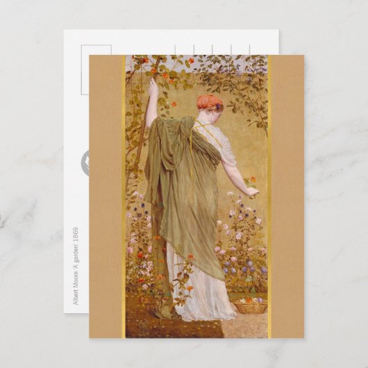 Albert Moore A garden CC0724 Briefkaart (Voorkant / Achterkant)
