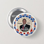 Albert Morzuch voor President 2012 Ronde Button 5,7 Cm (Voorkant /achterkant)