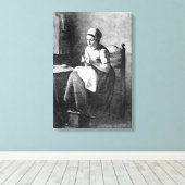  Albert Neuhuys De zeeman Canvas Afdruk (Insitu (Houten vloer))