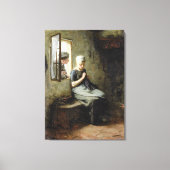  Albert Neuhuys Fishermans Courtship Canvas Afdruk (Voorkant)