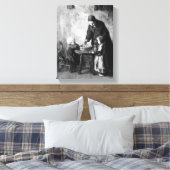 Albert Neuhuys Midden-dagenmaaltijden Canvas Afdruk (Insitu (Slaapkamer))