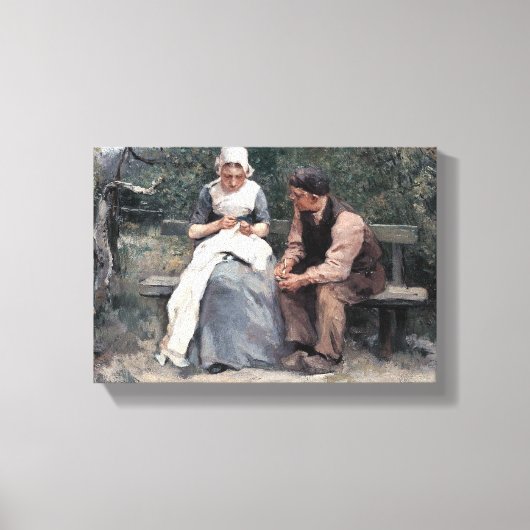  Albert Neuhuys Spring Canvas Afdruk (Voorkant)