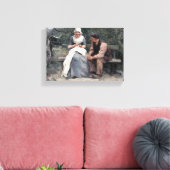  Albert Neuhuys Spring Canvas Afdruk (Insitu (Woonkamer))