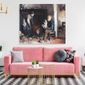 Albert Neuhuys - Veerechtgenote Canvas Afdruk (Insitu (Woonkamer))