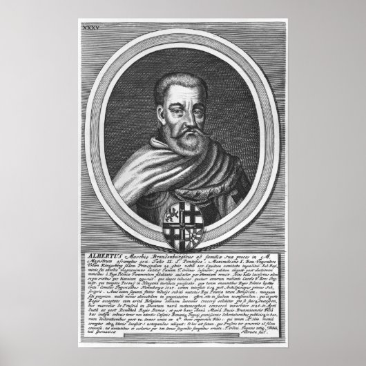 Albert of Brandenburg Poster (Voorkant)