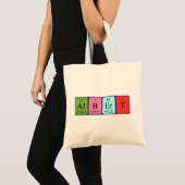 Albert periodieke lijstnaam canvas tas (Voorkant (product))